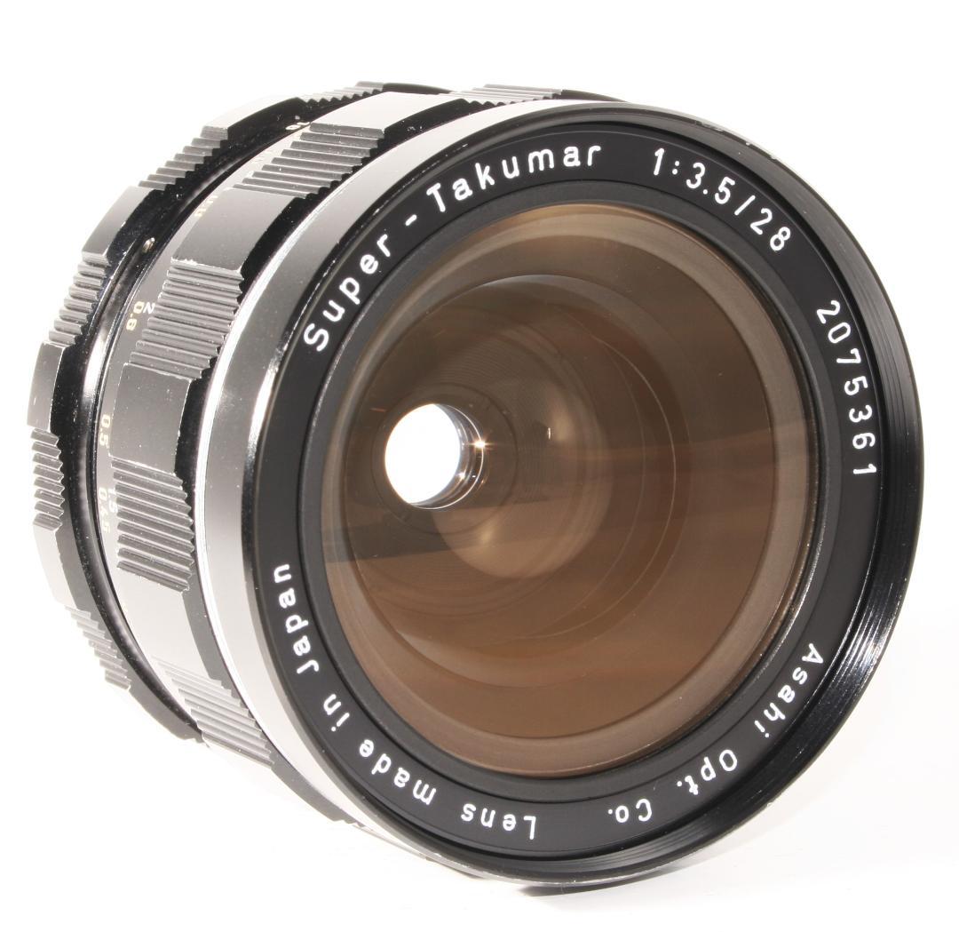 【美品】Super-TAKUMAR 28mm F3.5 MF 広角レンズ M42