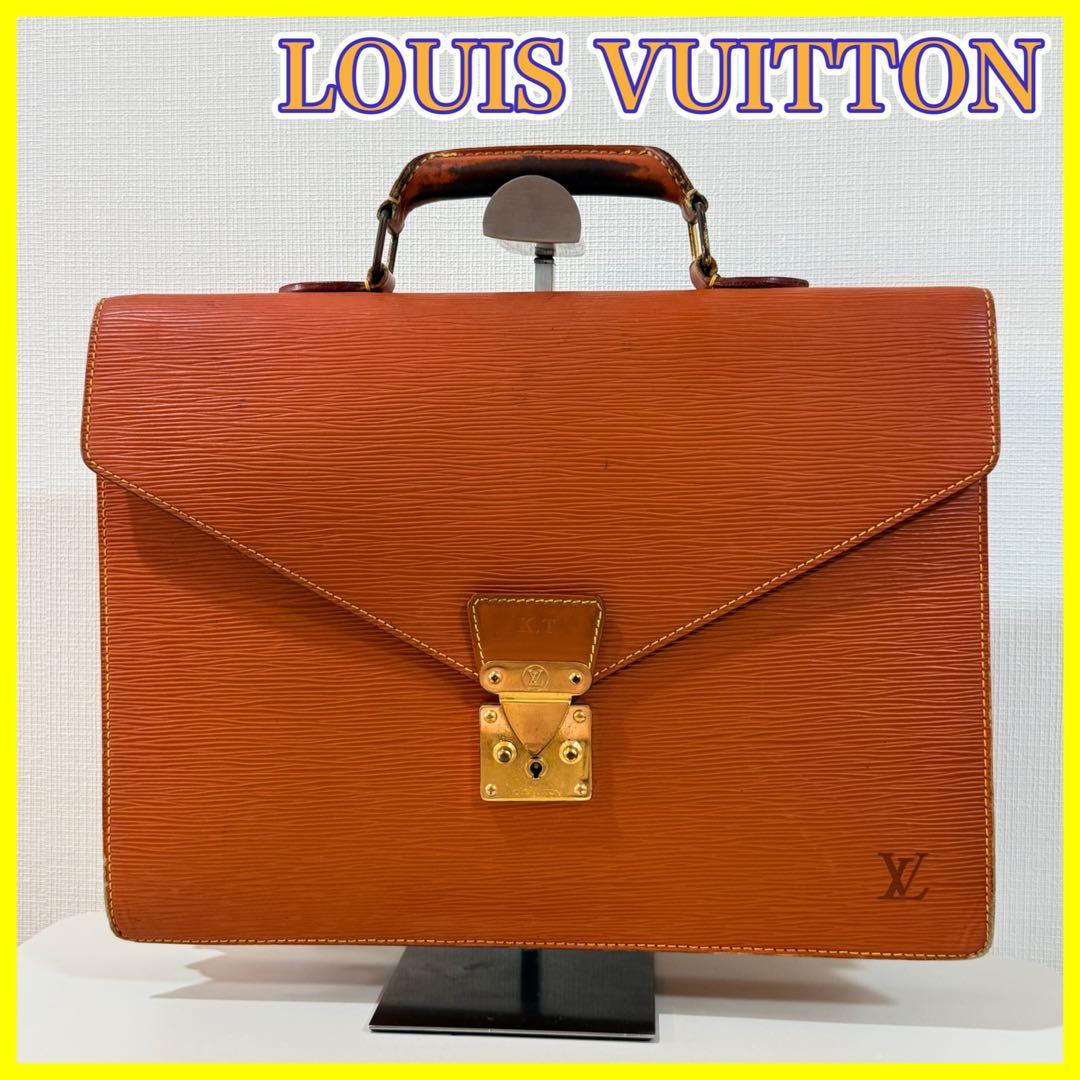 ■美品■LOUIS VUITTONルイヴィトン ビジネスバッグ エピ コンセイエ