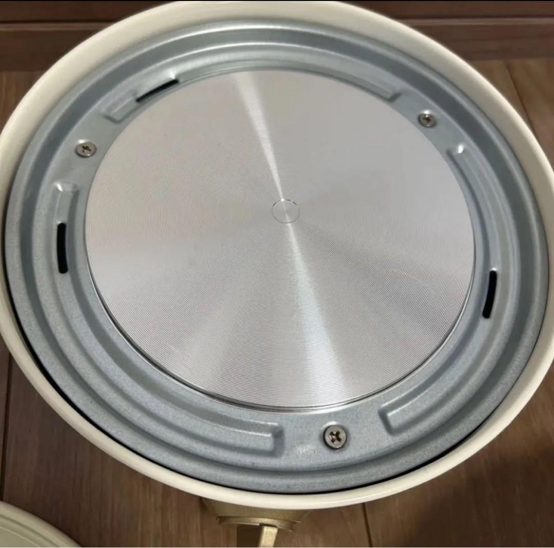 【未使用】BRUNO オーバルホットプレート グリルポット グレージュ／ホワイト