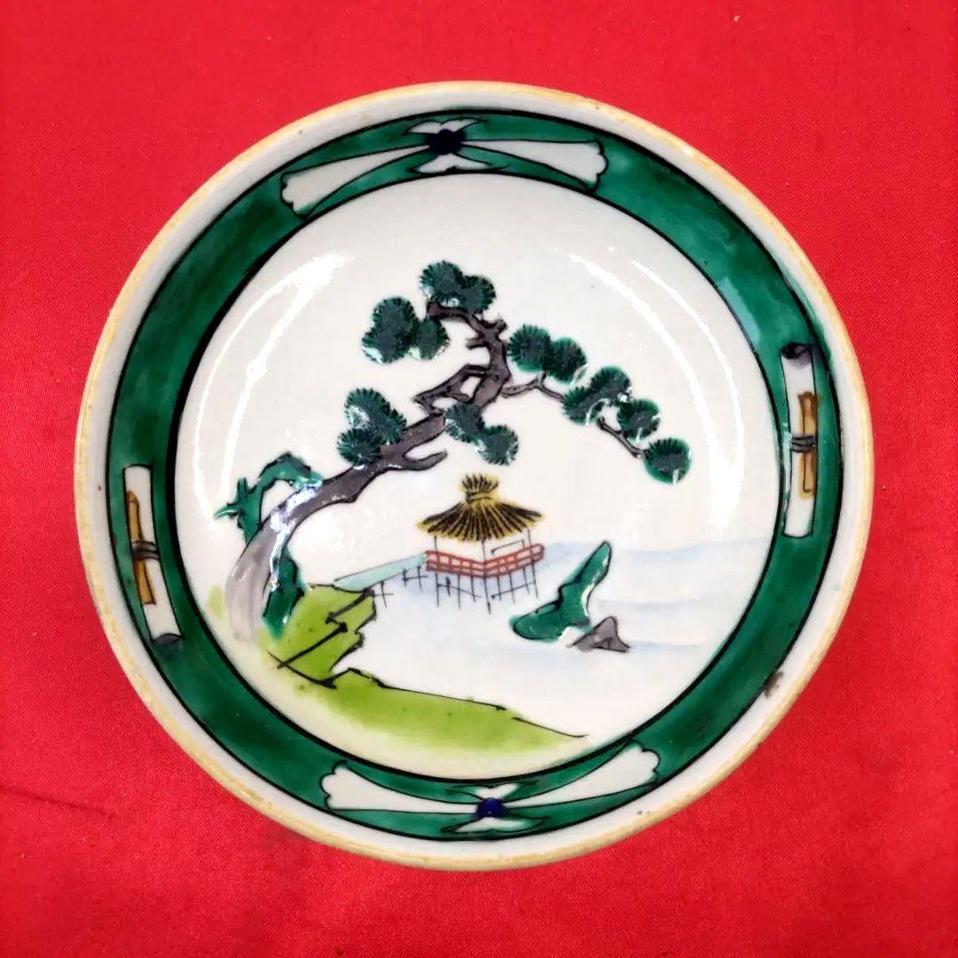 九谷焼　古九谷　色絵　豆皿　小皿　なます皿　6客セット