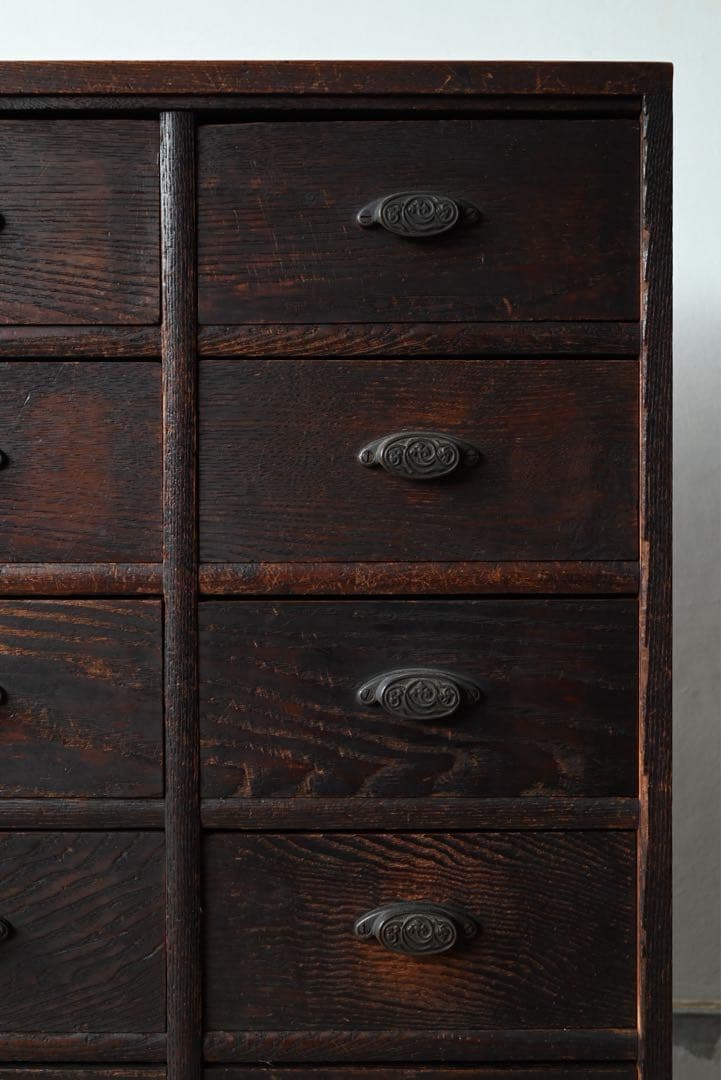 ② 店舗什器 引出 古家具 古道具 古美術 骨董 アンティーク 箪笥 抽斗