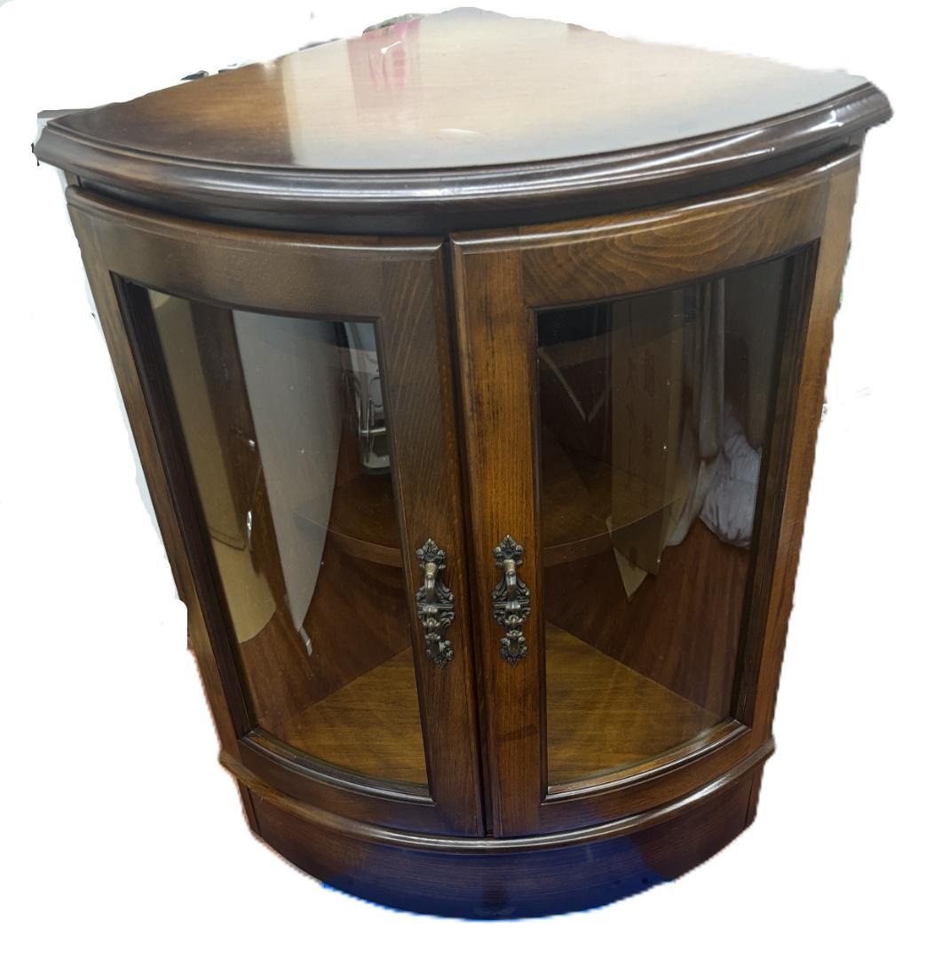 Karimoku カリモク コロニアル コーナー キャビネット アンティーク