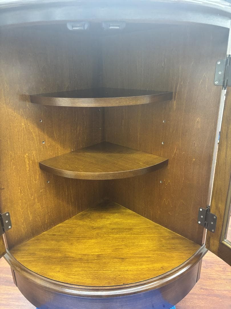 Karimoku カリモク コロニアル コーナー キャビネット アンティーク