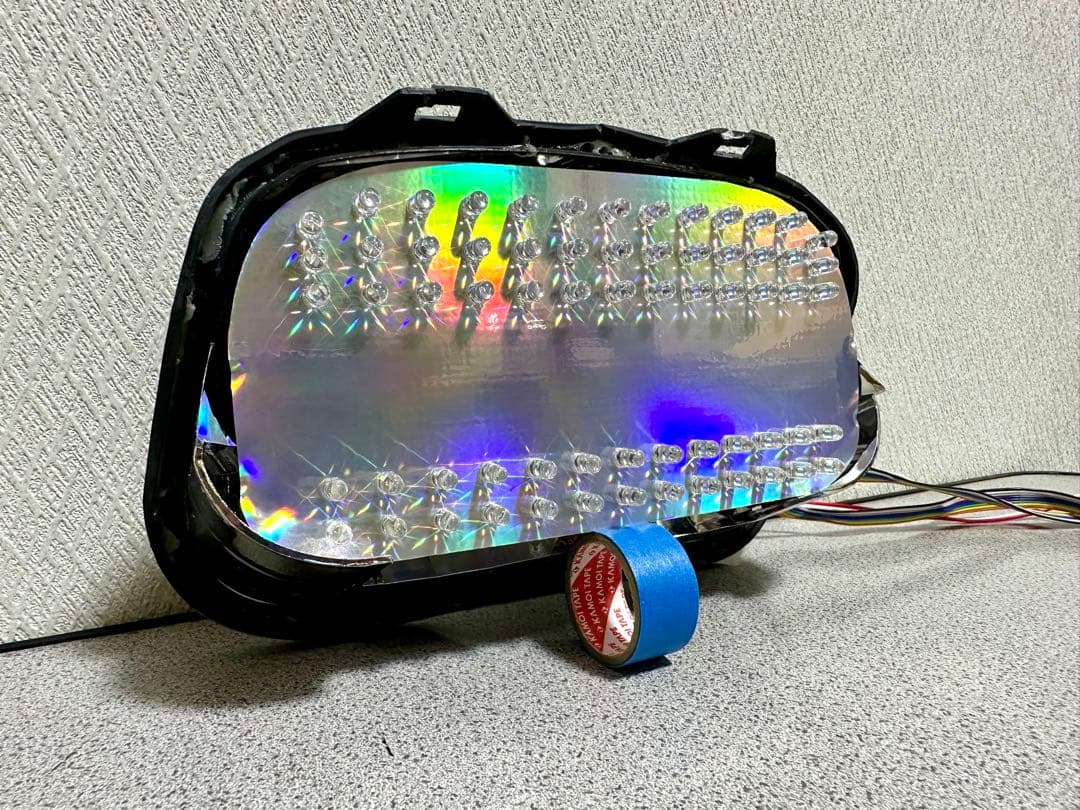 XJR 400 1300 RH02J テール ランプ LED レインボー RGB