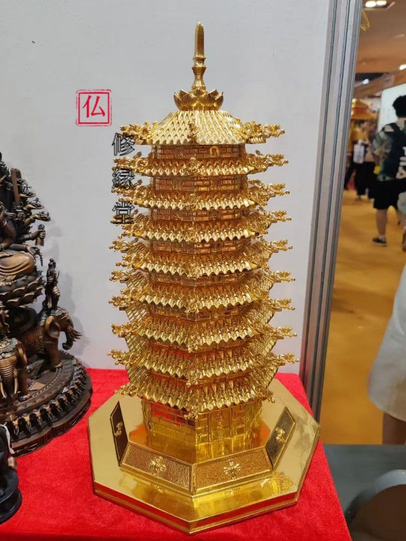 【修縁堂】密教法具 寺院用仏具 金剛王塔 仏教法具