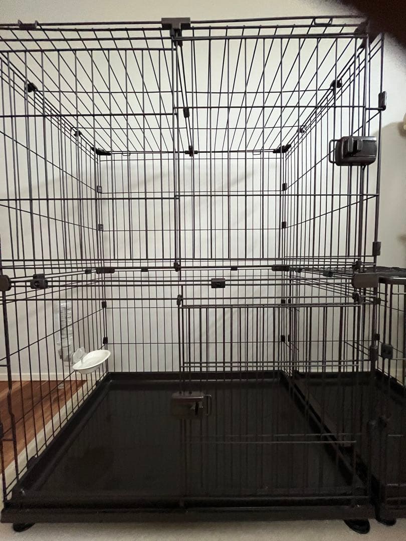 アイリスオーヤマ コンビネーションサークルにゃんこ向け 2段セット&連結サークル