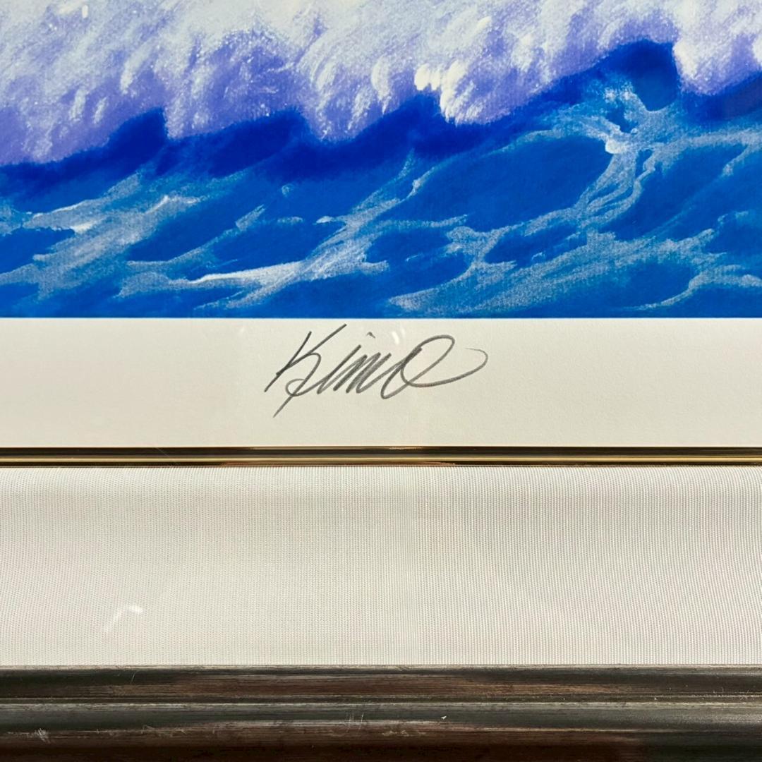 美品 キモ KIMO「ムーンライトロマンス」シルクスクリーン 大作 直筆サイン入