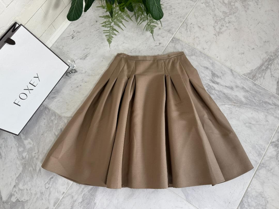 定価約11万✨極美品★FOXEYフォクシー スカート グレース シルクウール38