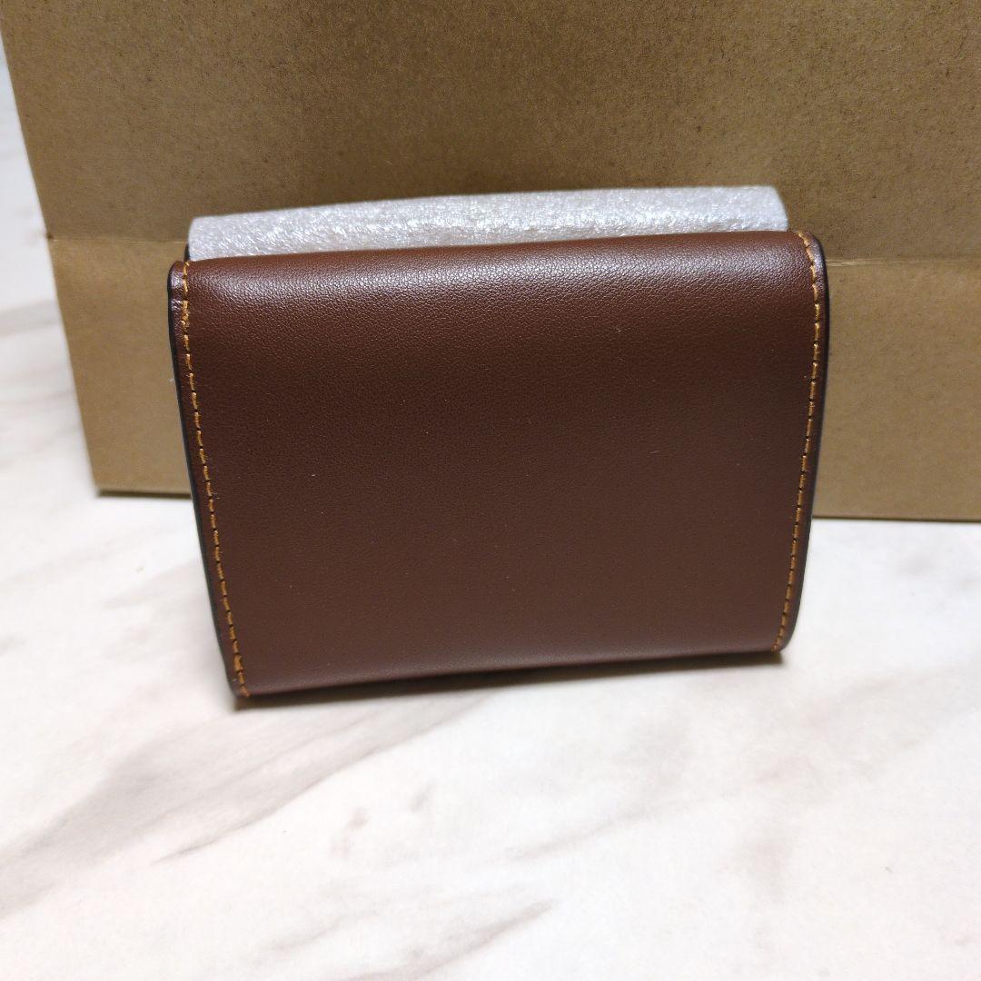 COACH　2つ折り財布 ブラウンレザー