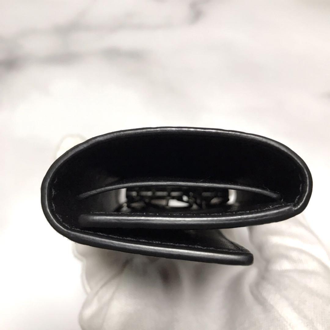 極美品　グッチ　キーケース　6連　マイクロシマ　 GG柄　ブラック