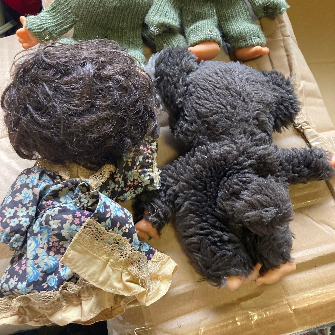 レトロ　ソフビ　モンチッチ他　人形まとめ売り