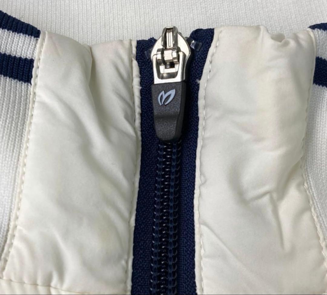 マスターバニー　ブルゾン　ホワイト　中綿　ジャケット　ダウン　白　裏地付き