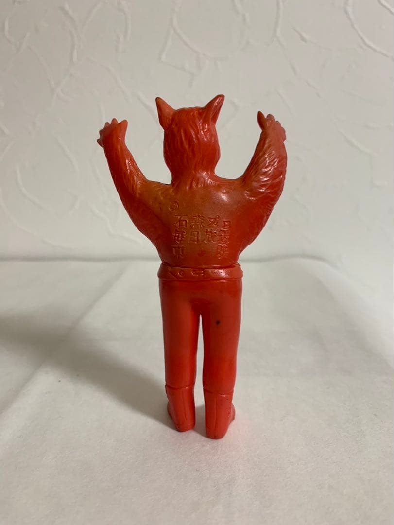 ⚠️レア　1970年　珍色　ムササビードル仮面ライダー　ミニソフビ　旧バンダイ