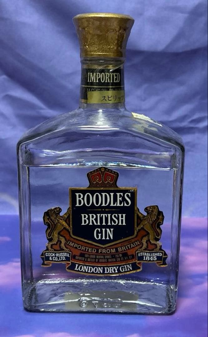 古酒 BOODLES BRITISH GIN ブードルス ブリティッシュ ジン