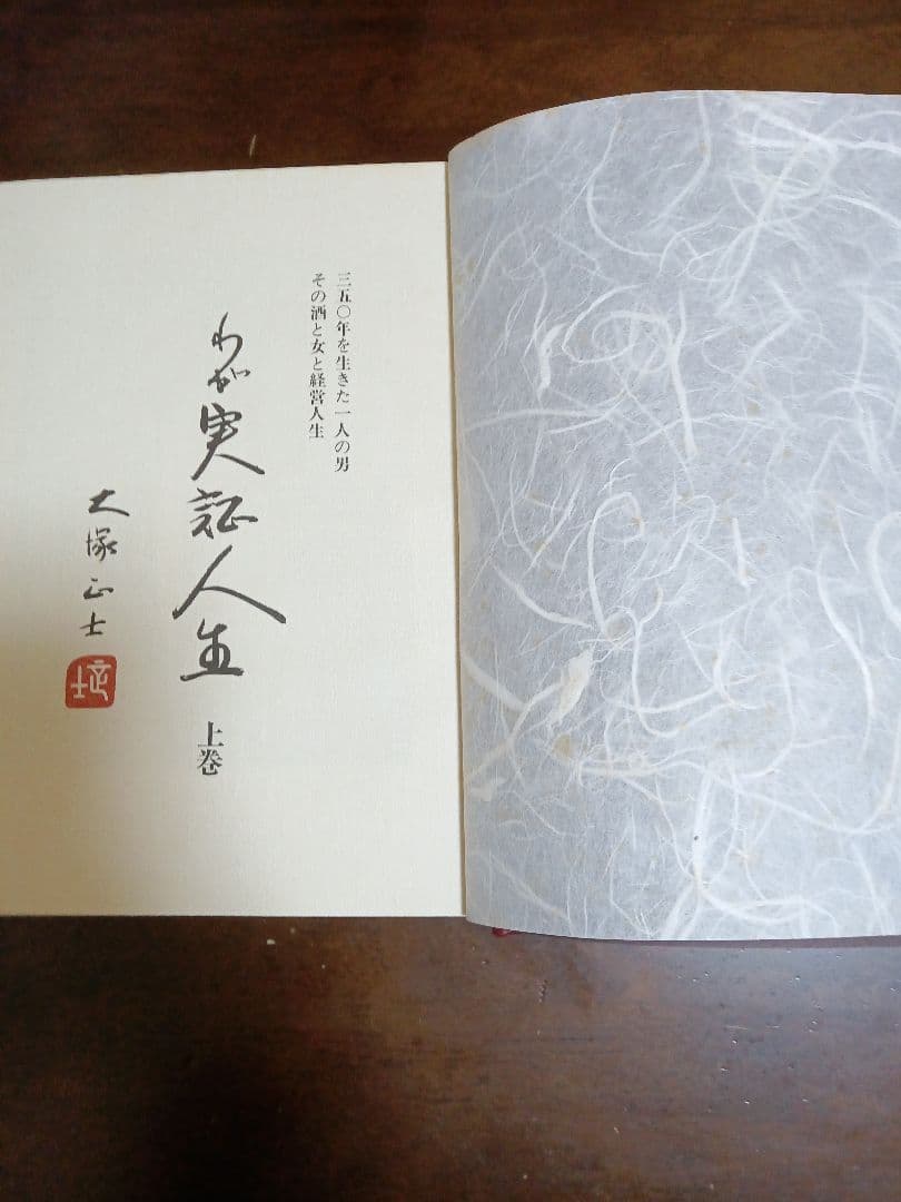 実記人名録　わが実証人生 上巻・下巻 大塚正士-