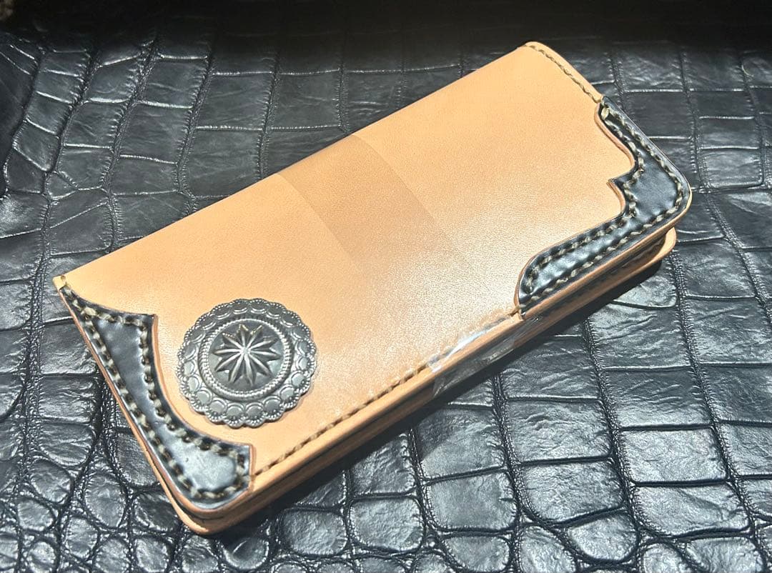 Gravy Leather 栃木レザー×コードバン 長財布 ロング ウォレット