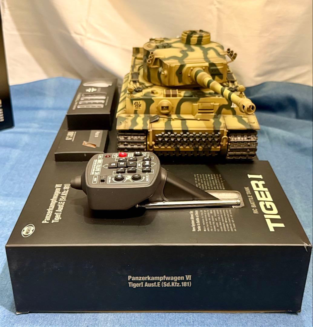 東京マルイRCバトルタンク Tiger Iドイツ重戦車迷彩仕様1/24