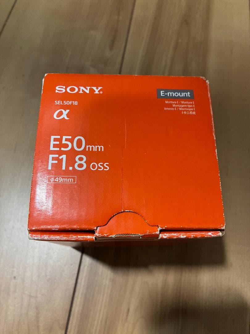 SONY 単焦点レンズ SEL50F18／E 50mm F1.8 OSS