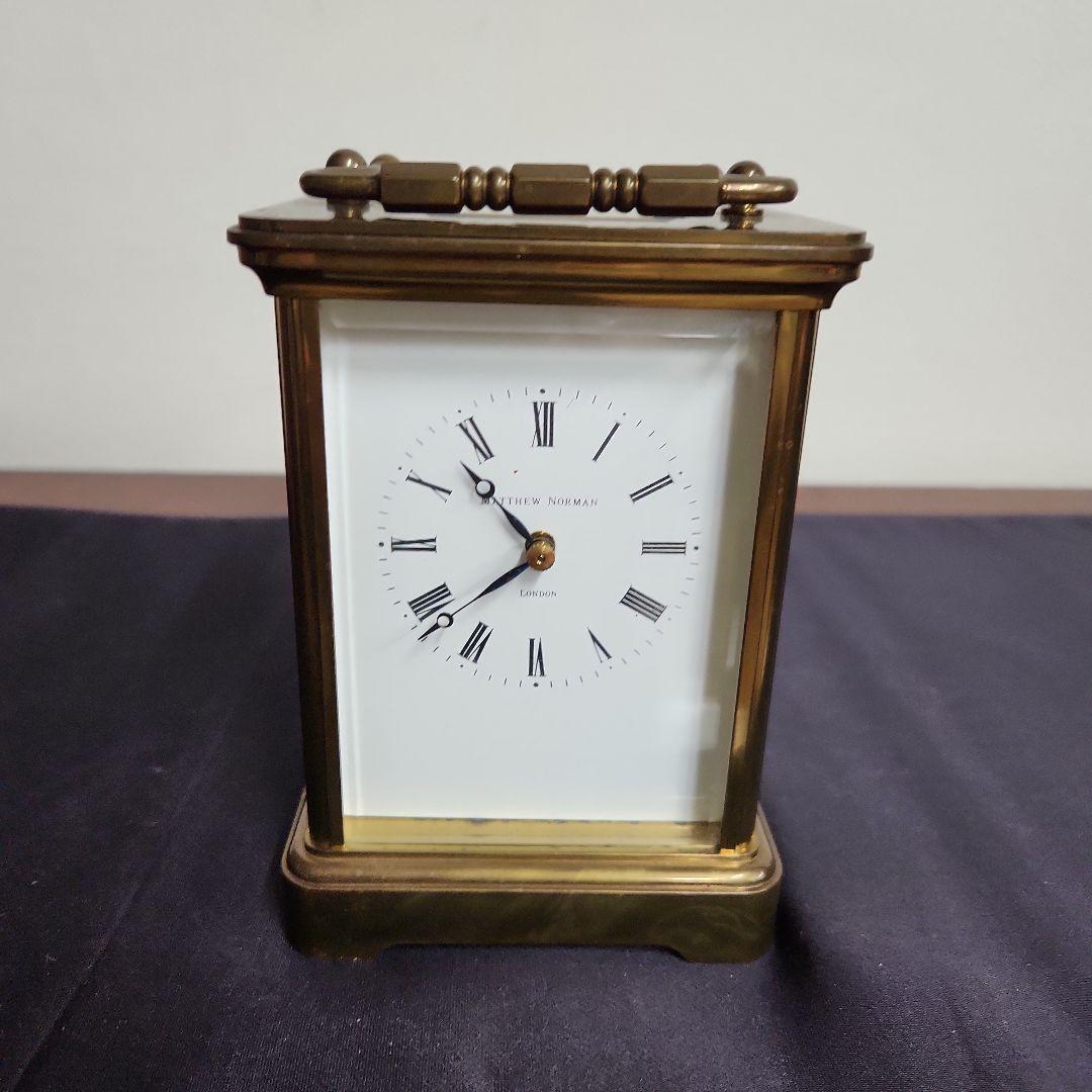 マシューノーマン　MATTHEW NORMAN 置時計 真鍮製