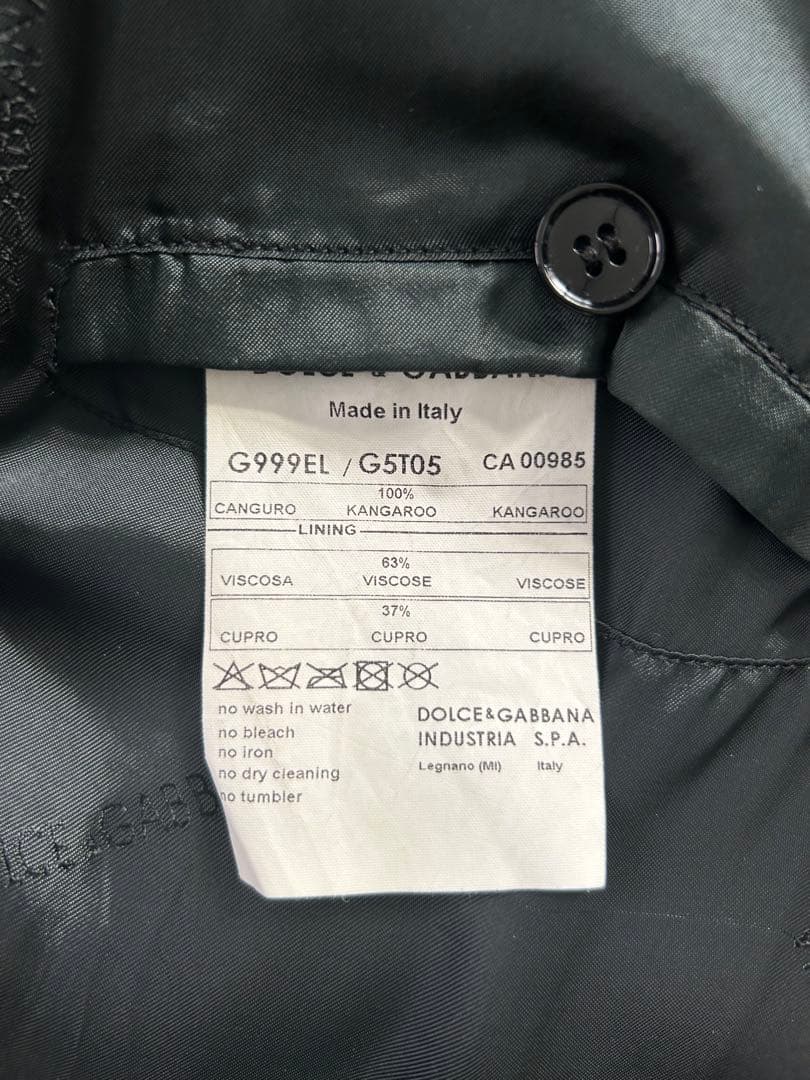 Dolce&Gabbana レザーブルゾン