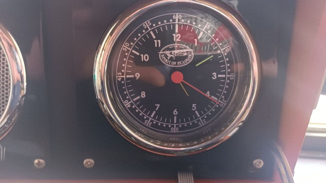 ビンテージ　スピリット　オブ　セントルイス　ラジオ　アラームクロック　　動作品