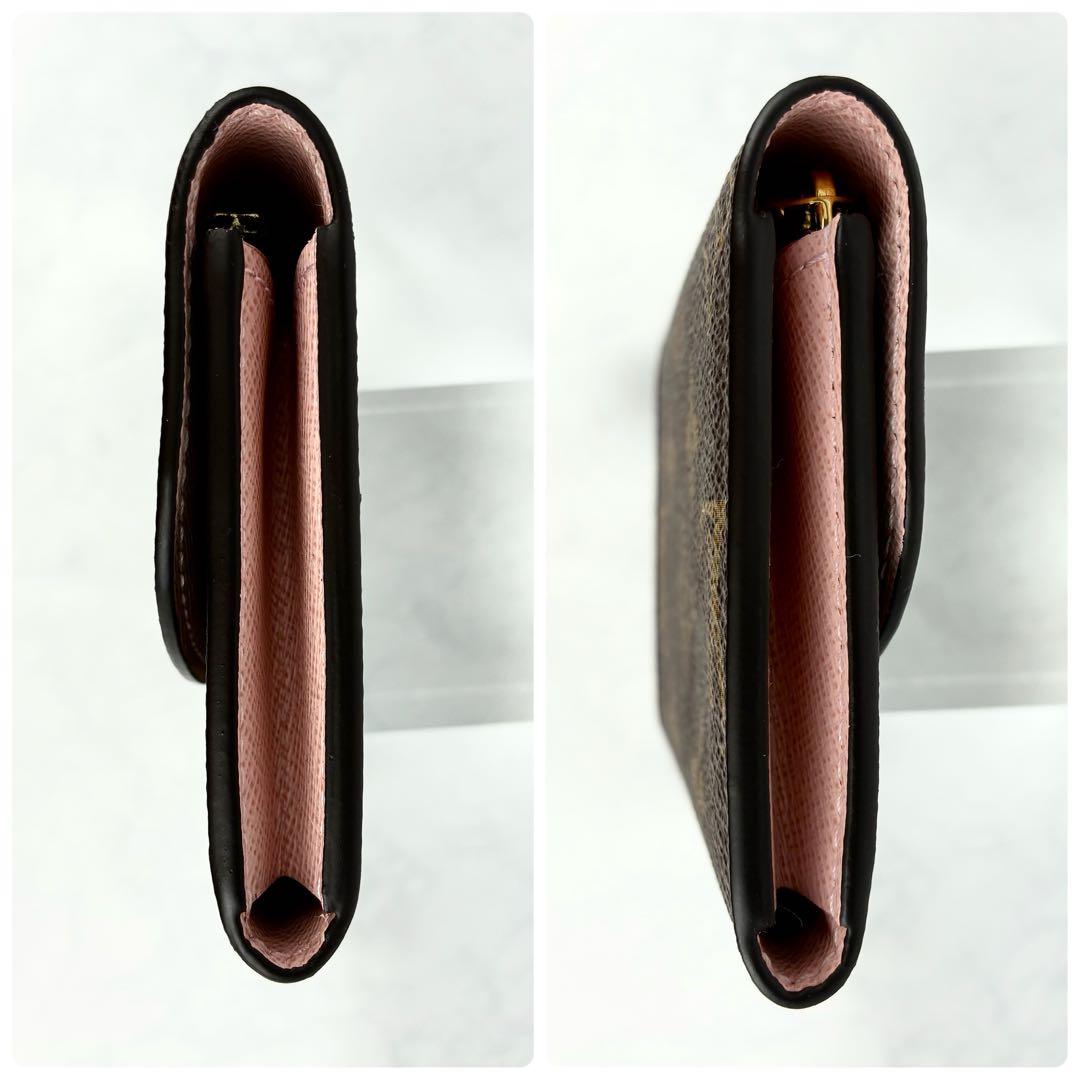 【極美品】✨ルイヴィトン ✨ モノグラム 財布 ピンク 保存袋付き