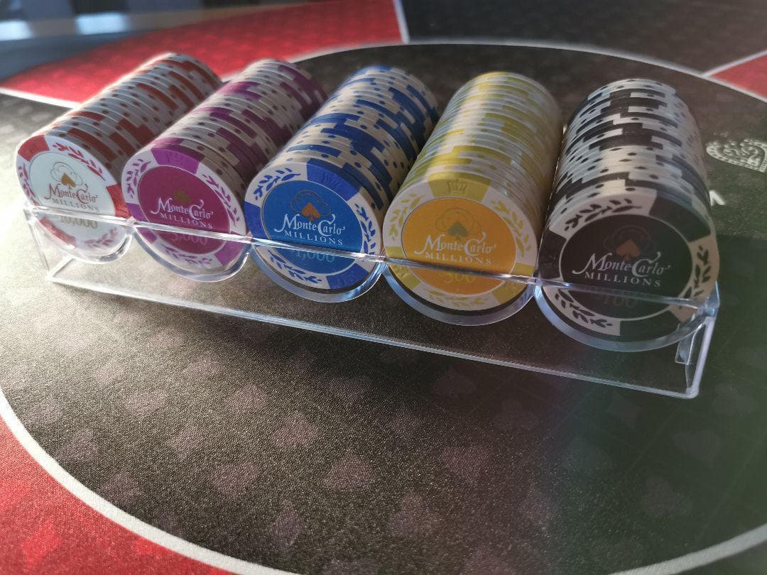 ポーカーチップ☆モンテカルロ・ミリオンズ☆特注セット