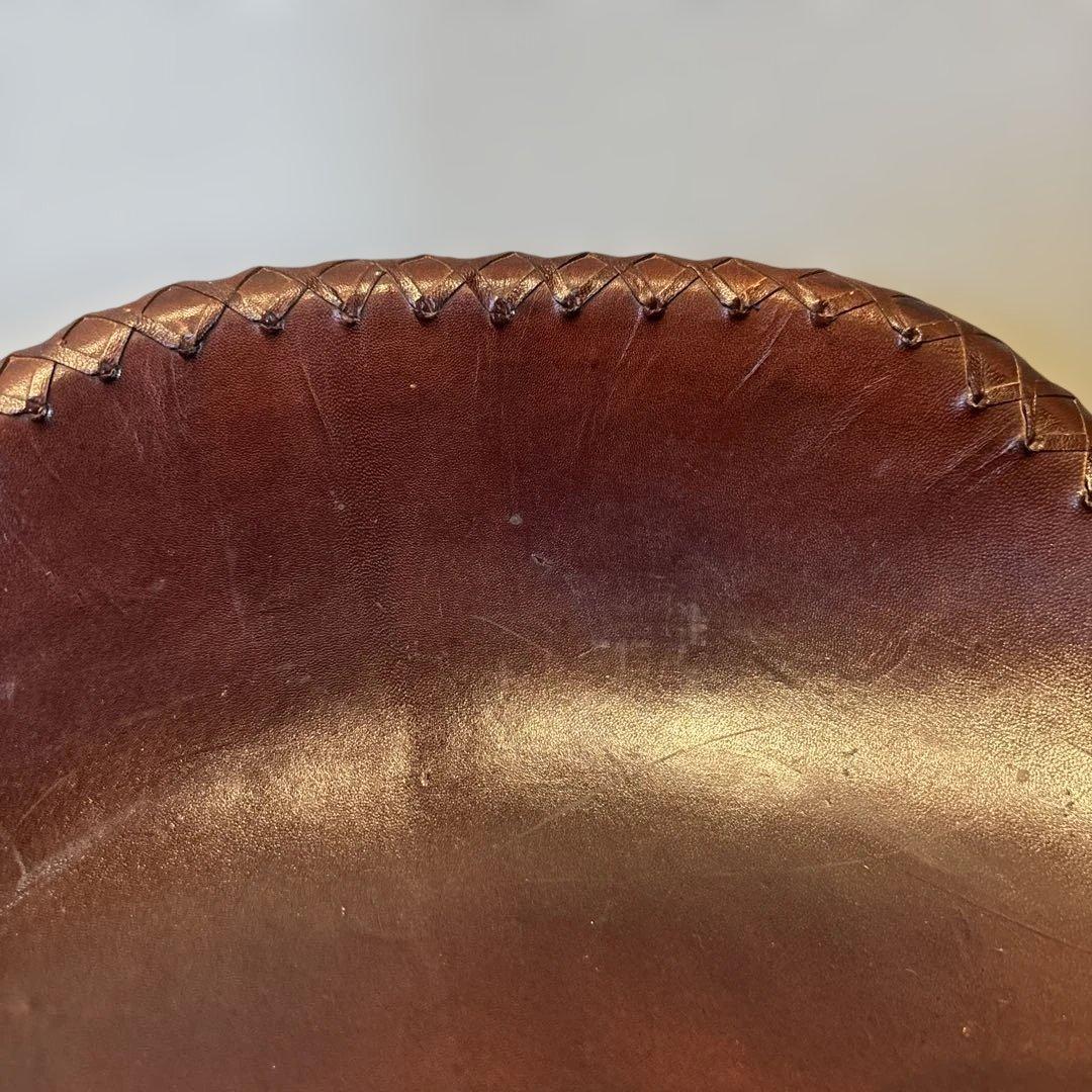 ヒツジ　本革スツール