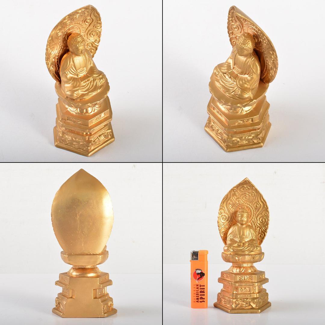 仏教美術　古銅鍍金　大日如來座像　仏像　C　6010