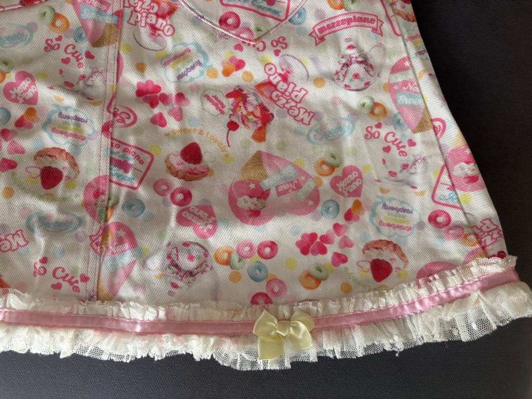 メゾピアノ平成レトロ Y2K スイーツ柄スカート130