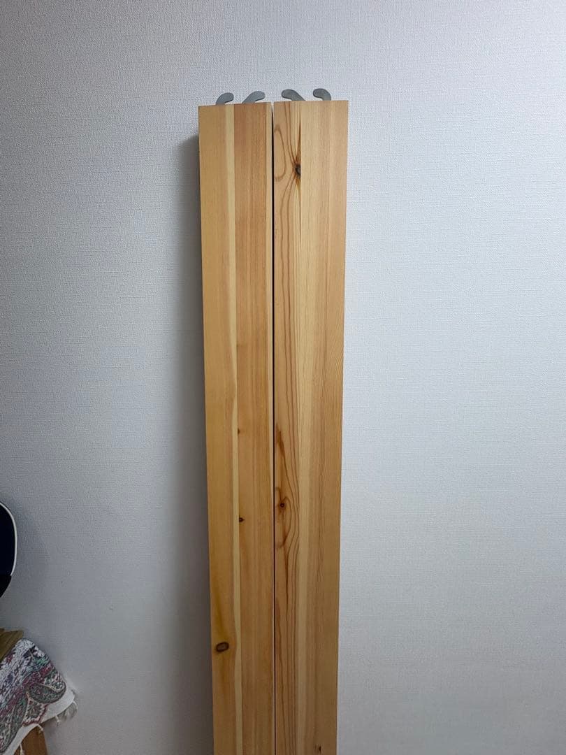 【引取限定】無印良品 シングルベッド パイン材①