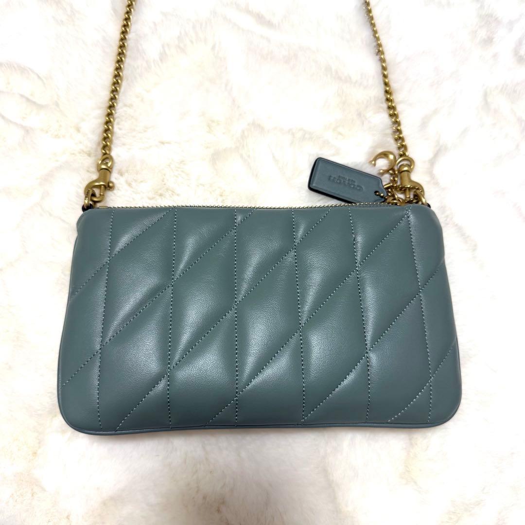 定価42,900円 COACH ショルダーバッグ　キルティング　チェーン