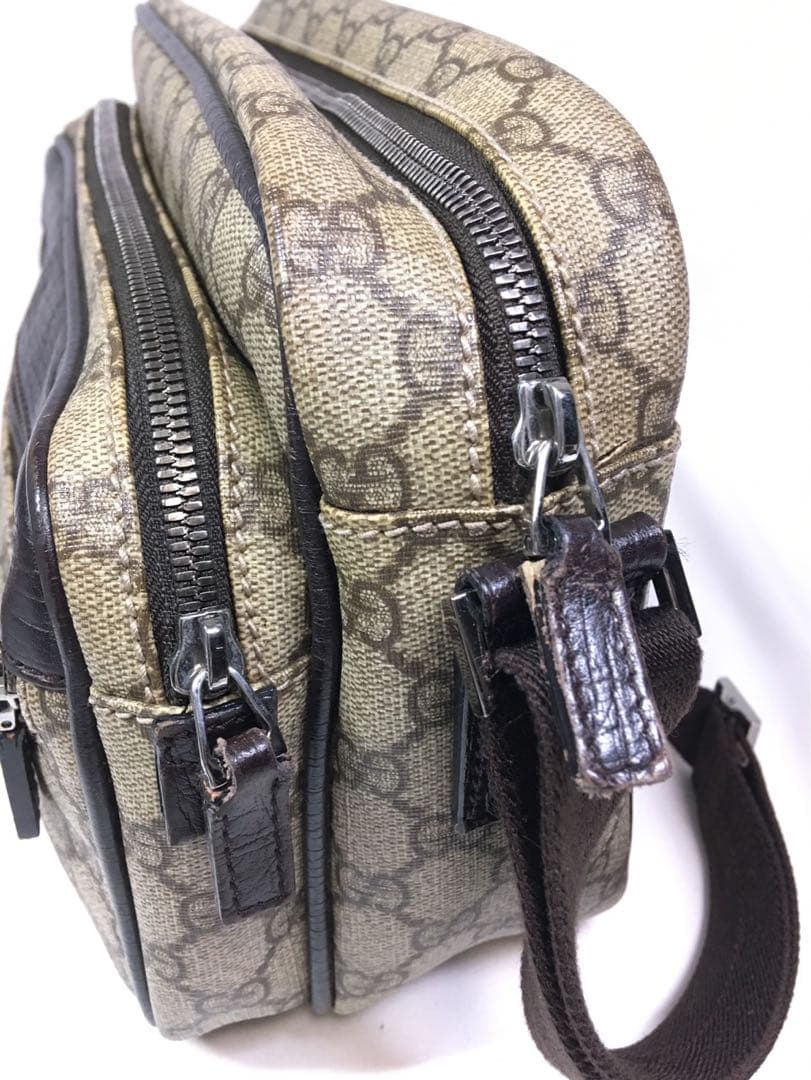 グッチ　PVC GG柄　ショルダーバッグ