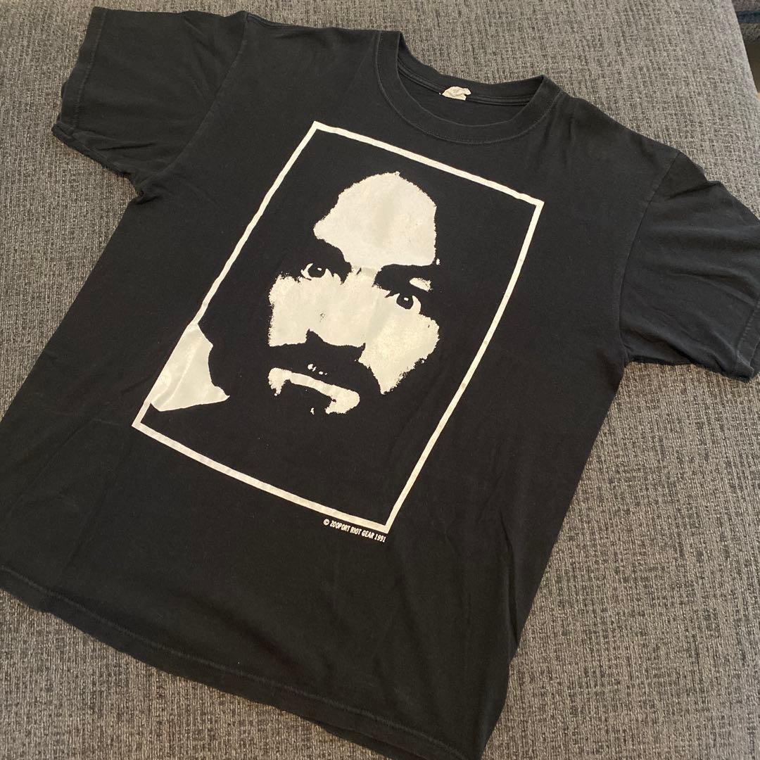 ピ*ル様 激レアヴィンテージ チャールズマンソンTシャツ ビンテージ