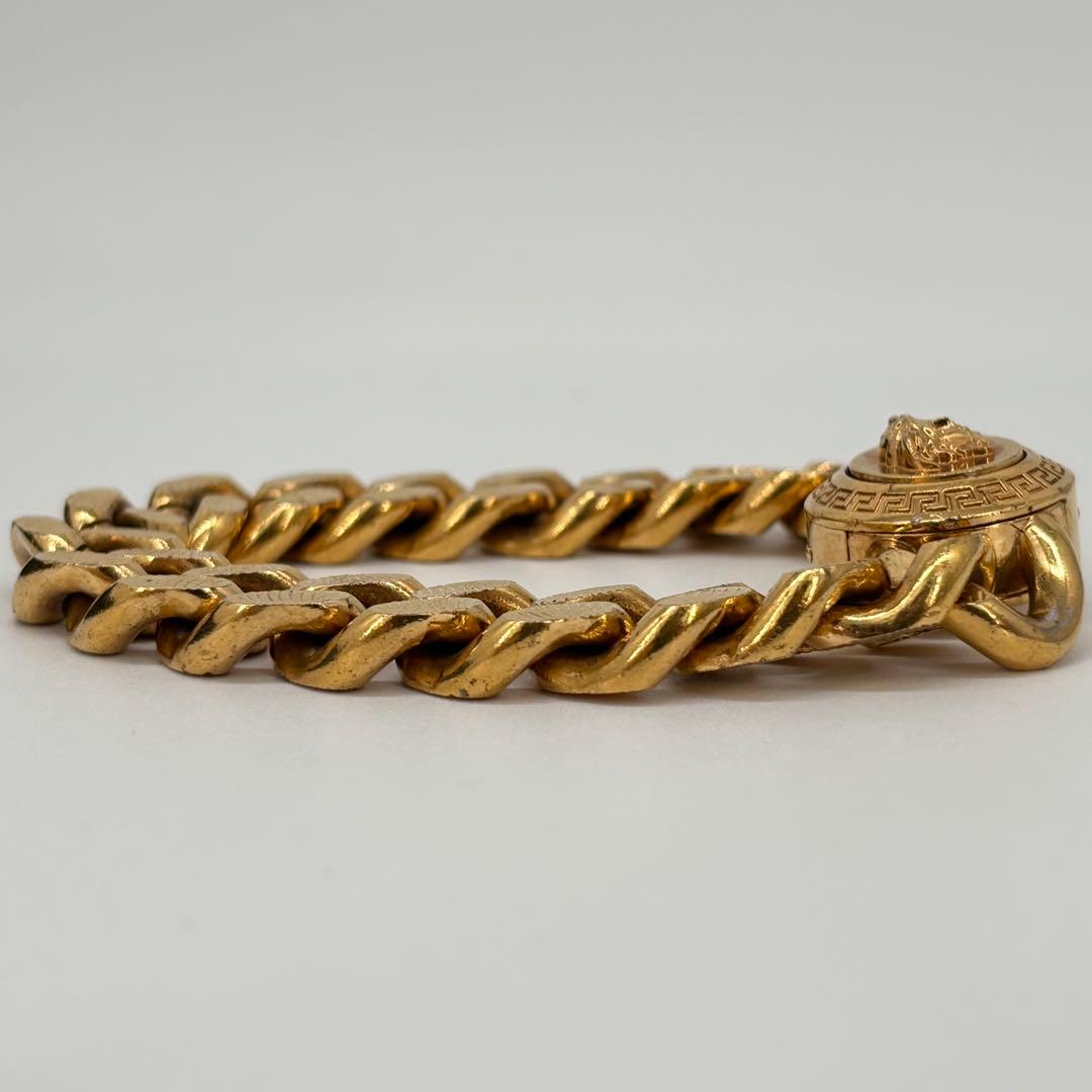 【最終底値】VERSACE ブレスレット メデューサ 喜平チェーン ゴールド