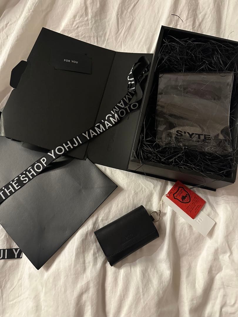 ヨウジヤマモト　S'YTE レザーミニウォレット　黒　新品未使用