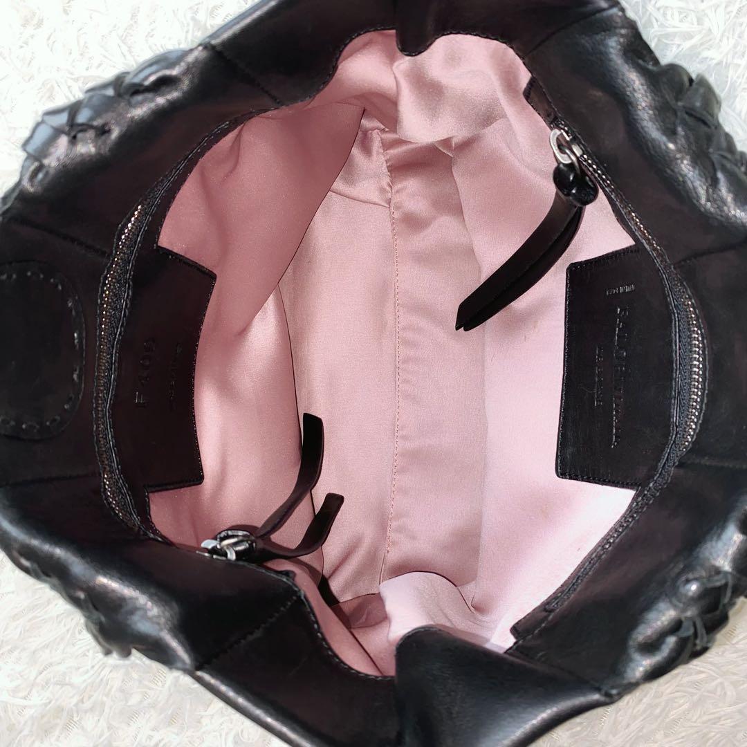 値下げ中 FALORNI ファロルニ ハンドバッグ トート イントレチャート