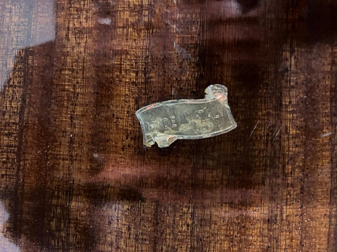 『イタリア製』サイドテーブル ナイトテーブル テーブル コンソール 花台 象嵌