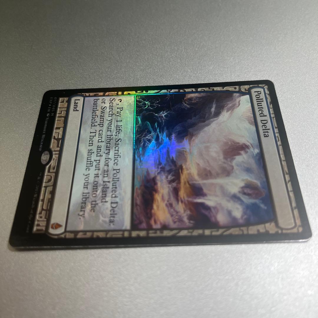 ②MTG foil 《汚染された三角州/Polluted Delta》[EXP