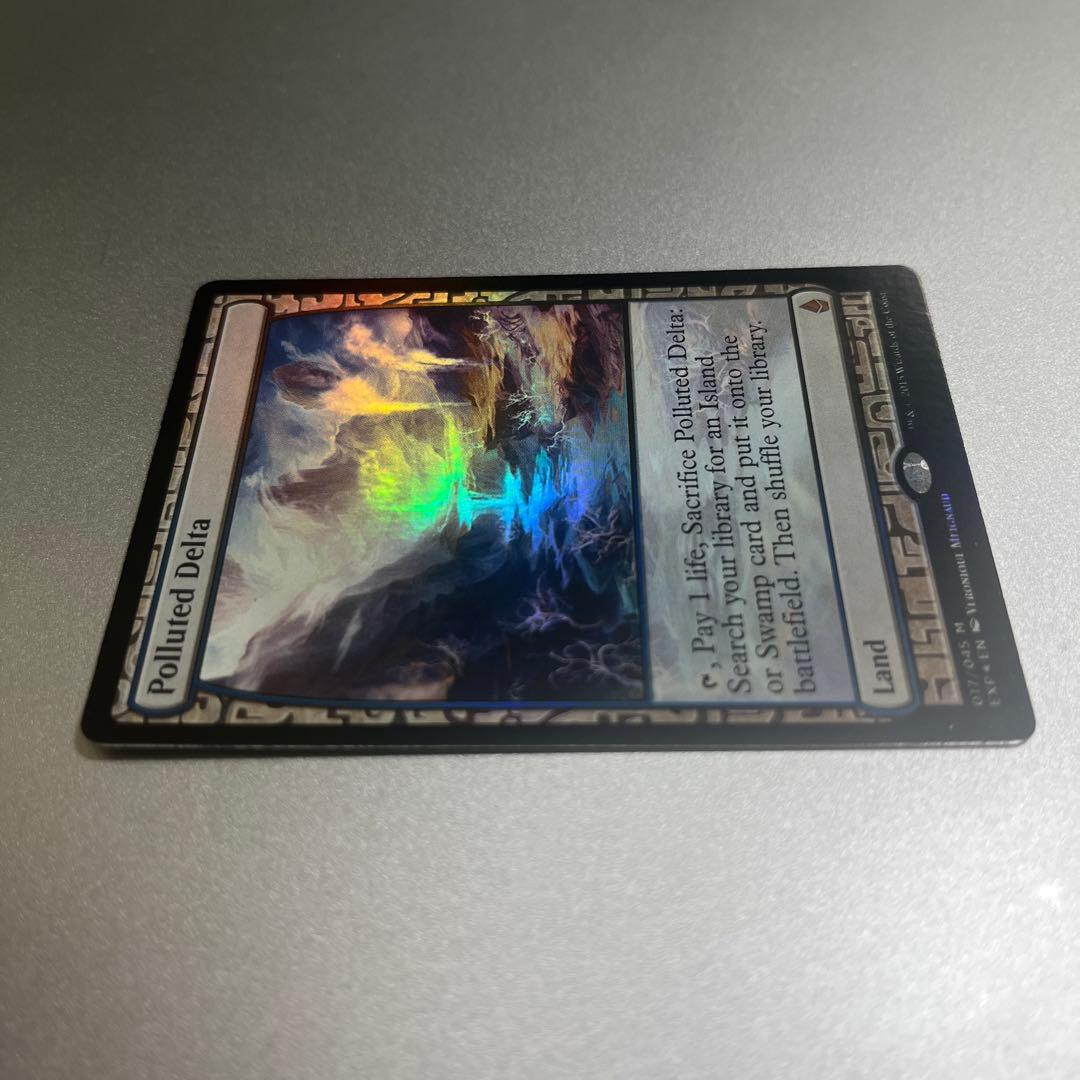 ②MTG foil 《汚染された三角州/Polluted Delta》[EXP