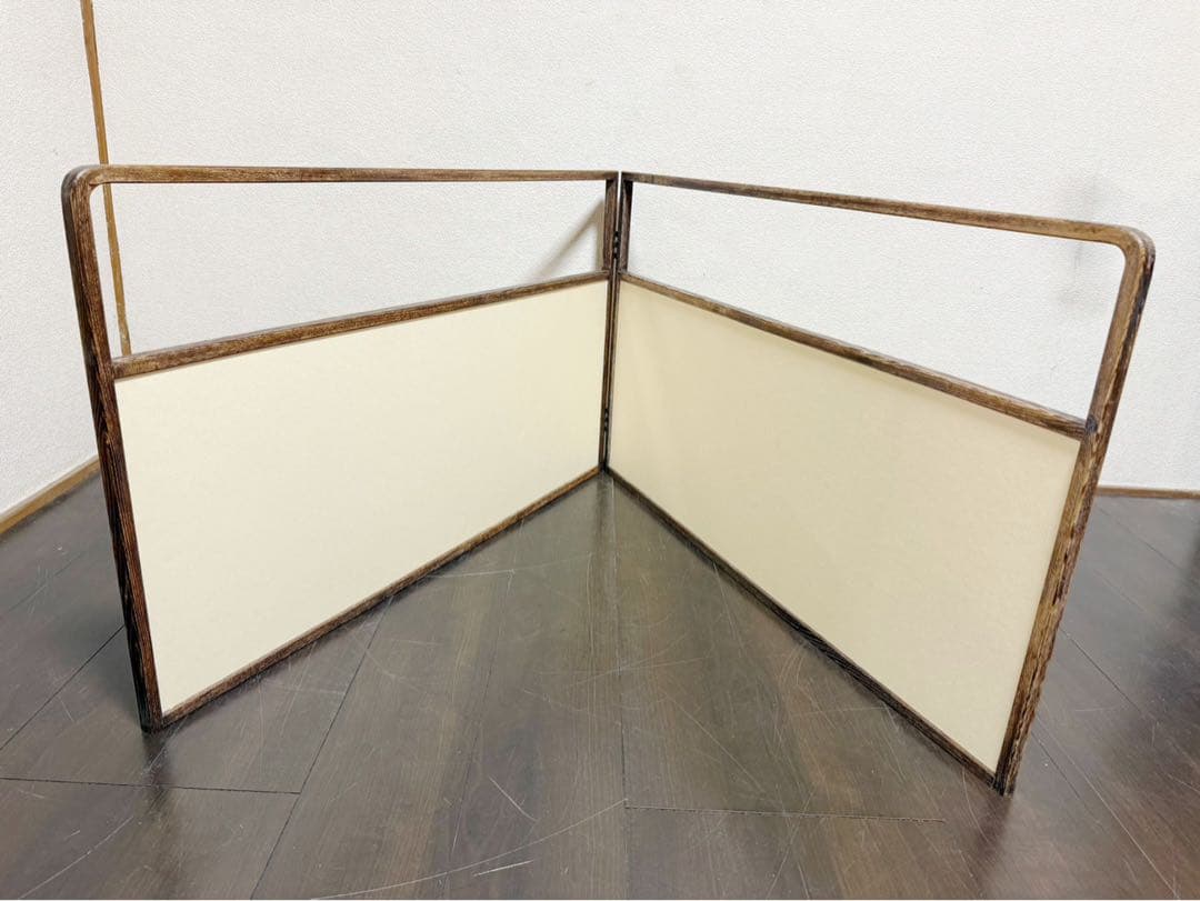 茶道具 桑缘 雲鵬 風炉先屏風 裏白 上透かし 両面使い 茶室道具