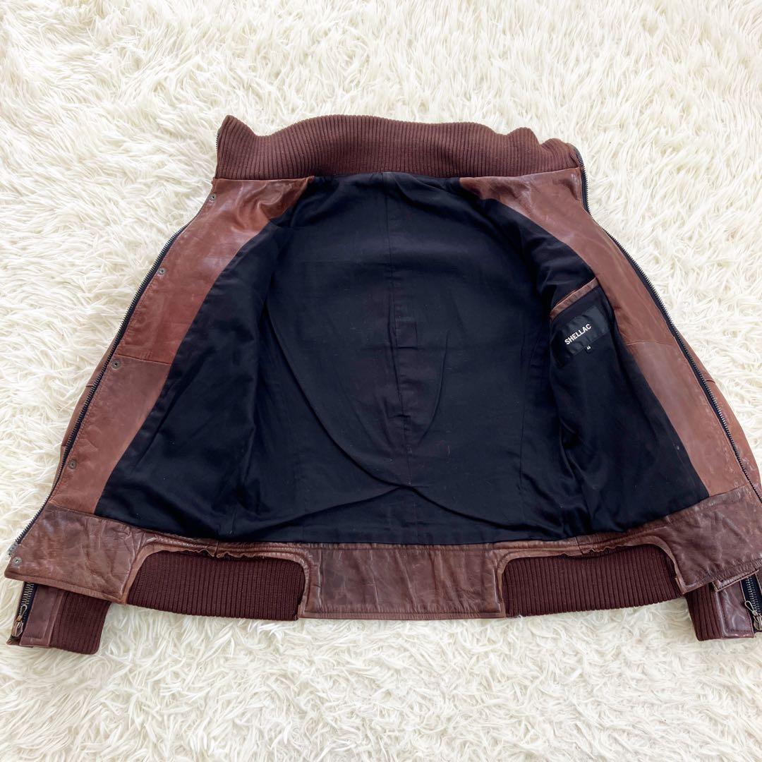 【美品】赤西仁着用モデル SHELLAC 牛革 ライダースジャケット