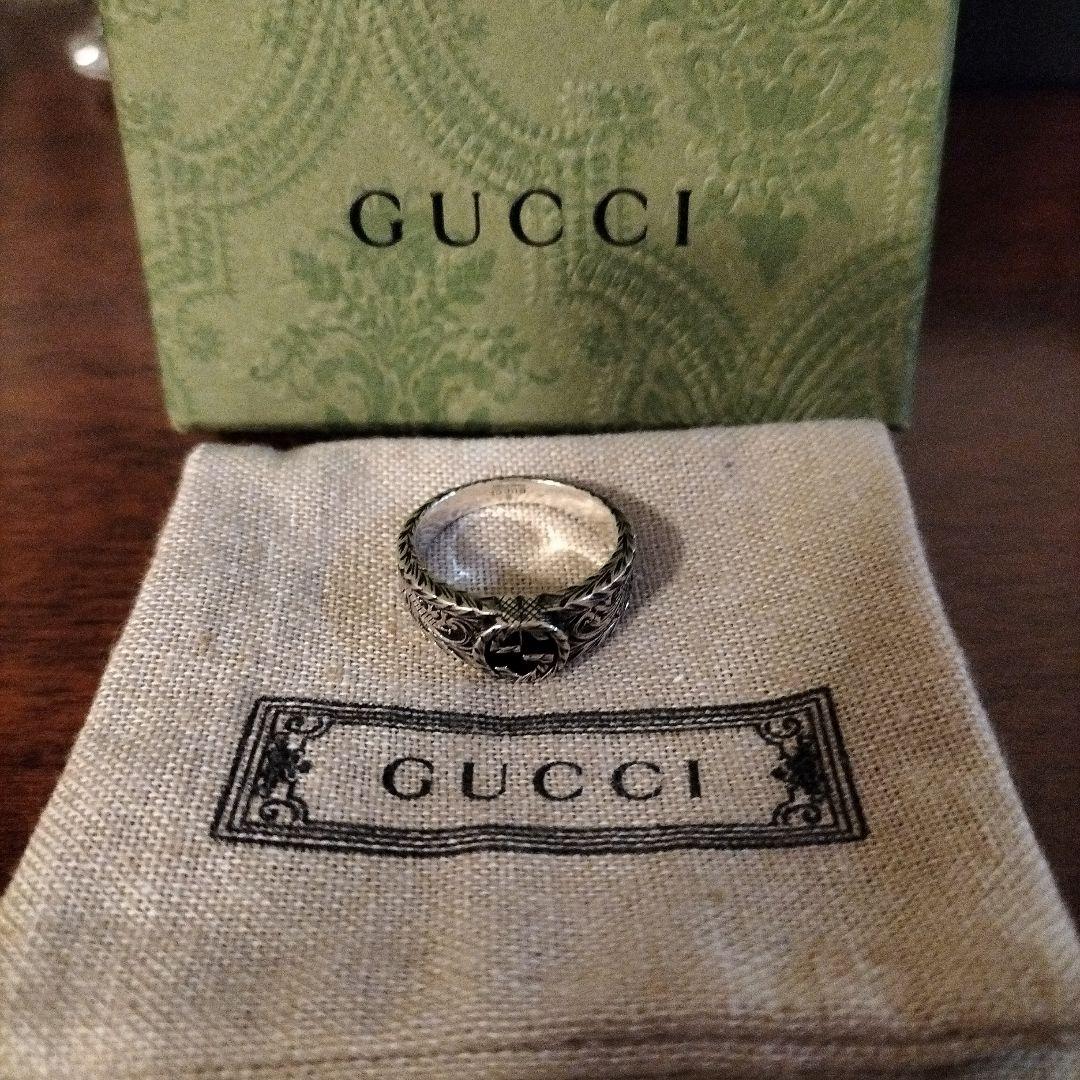 GUCCI シルバーリング21号　美品
