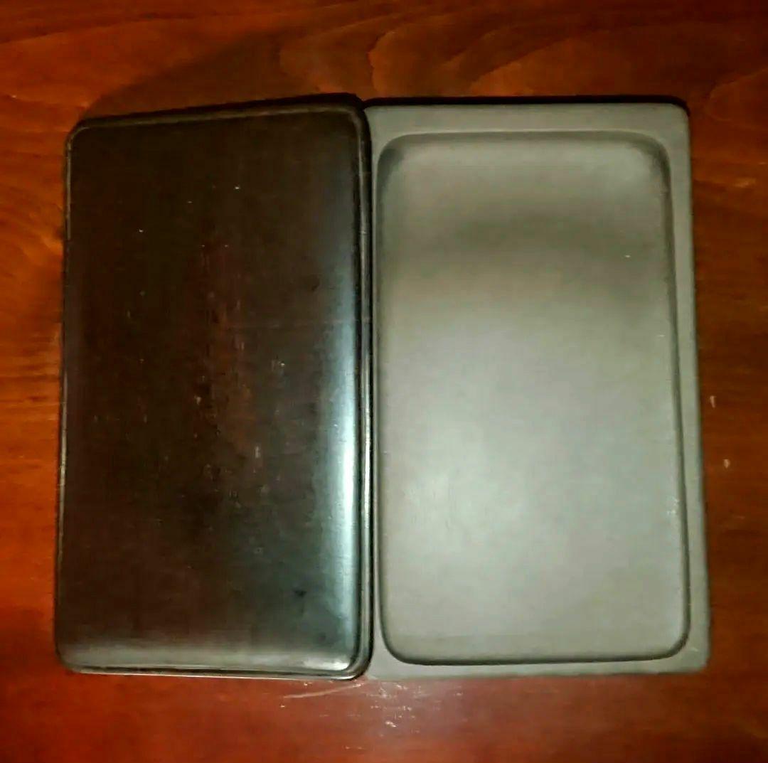 古硯 和硯『唐木蓋付 赤間硯』骨董 アンティーク