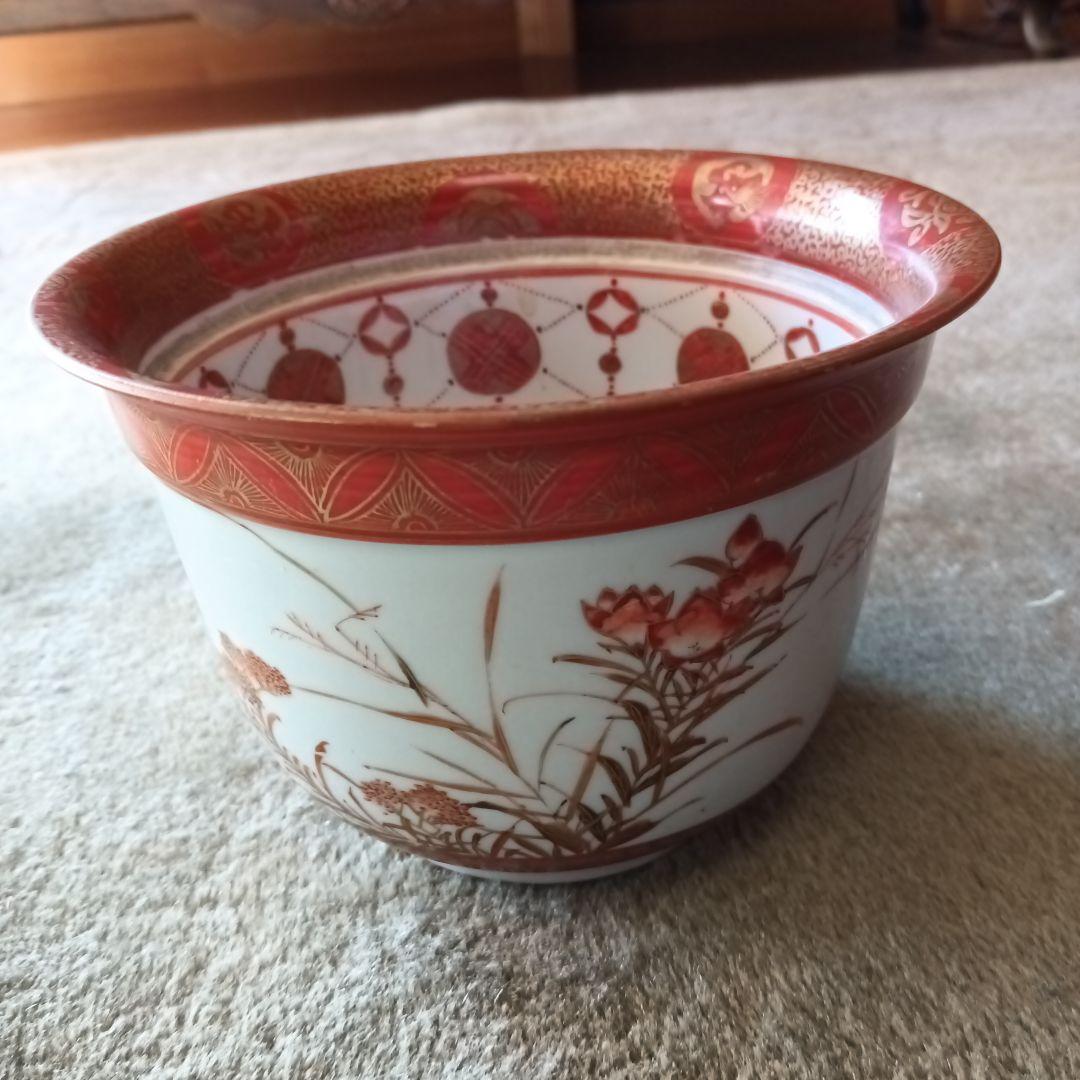 九谷焼赤絵金彩　鉢