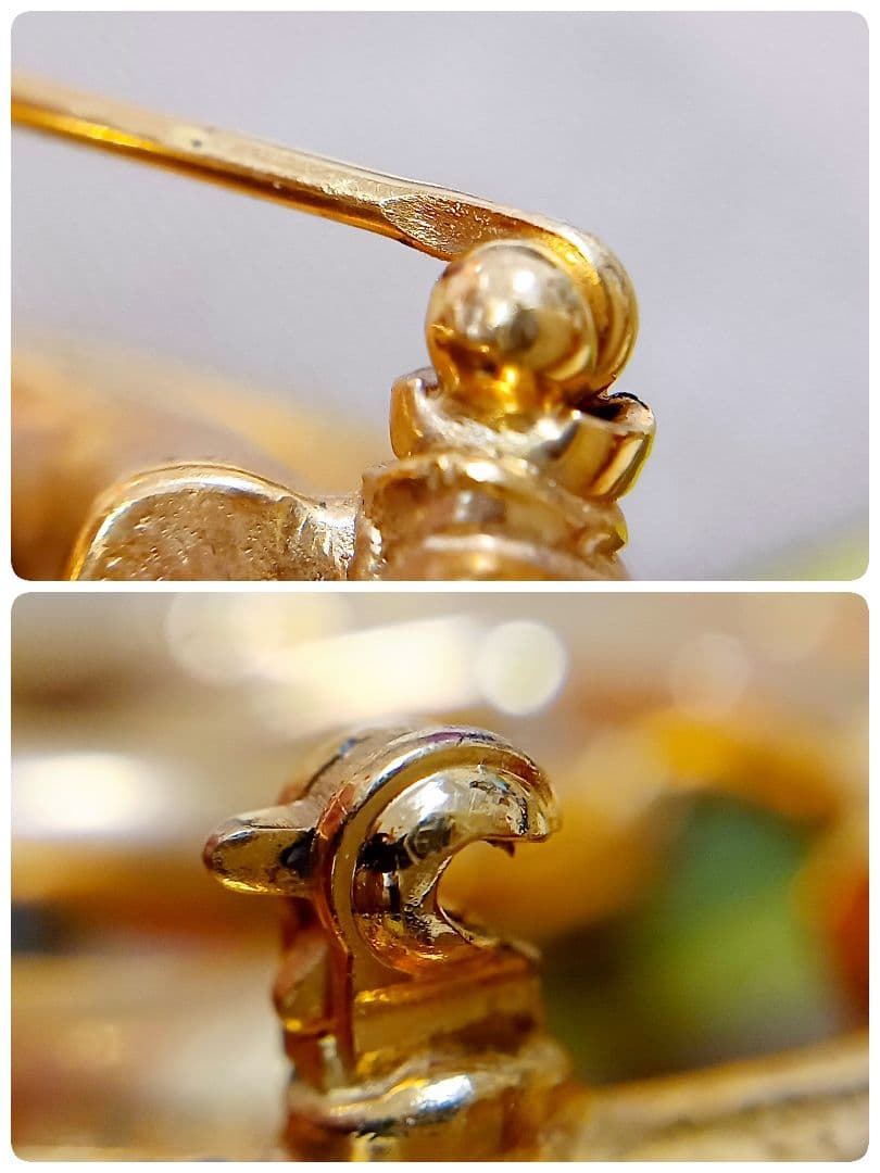 CHANEL シャネル　 ココマーク サークル ブローチ　ヴィンテージ