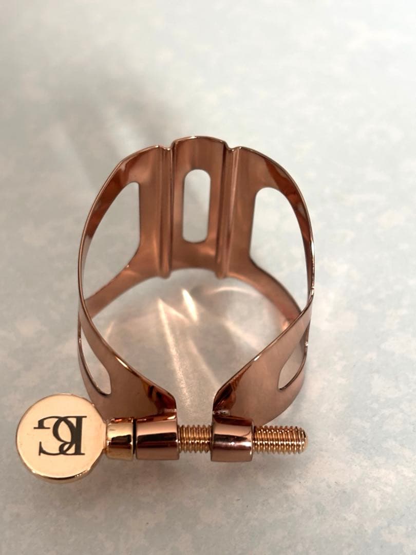 BG トラディションローズゴールド　バリトンサックスリガチャー 【美品】