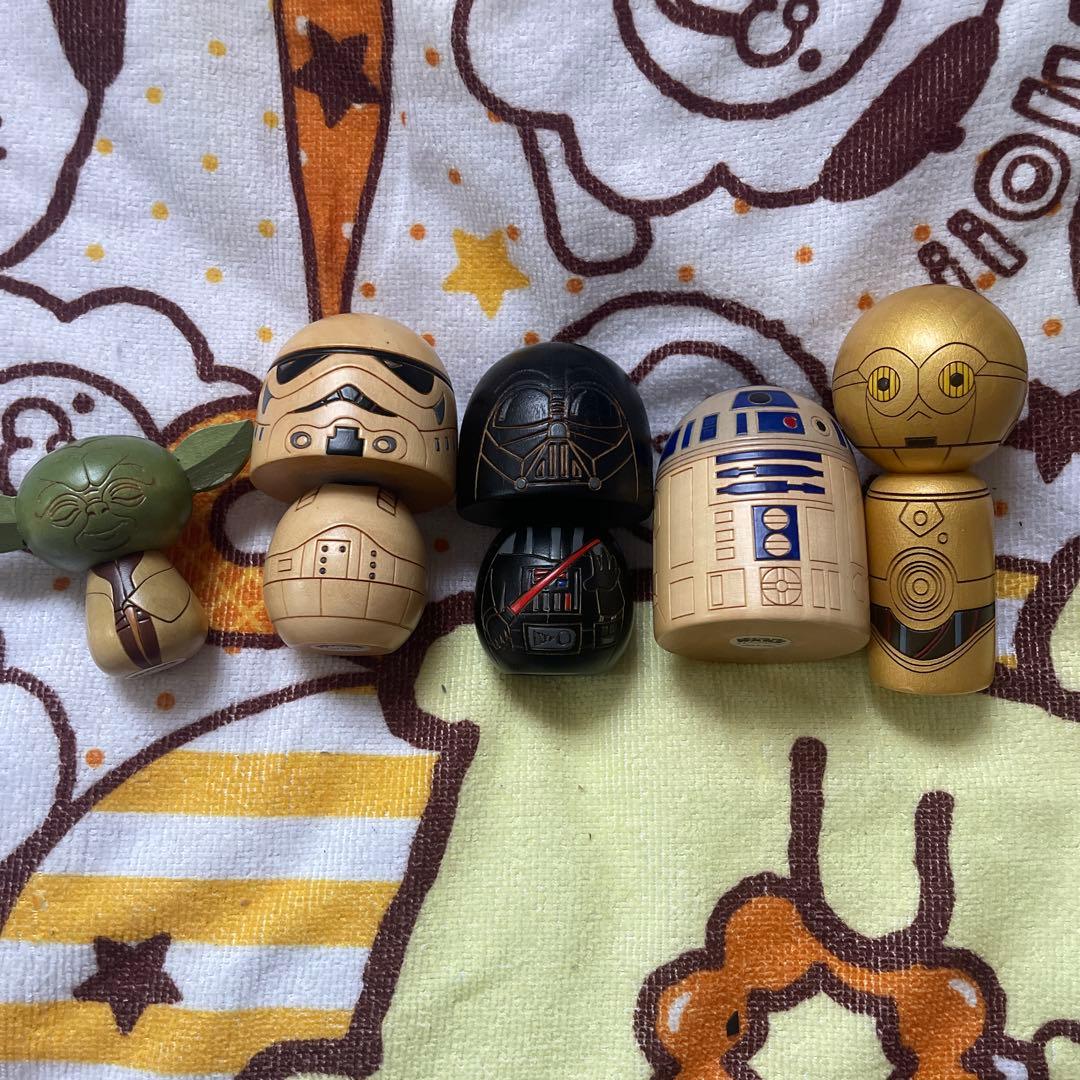 STAR WARS スターウォーズ 卯三郎 こけし5体セット