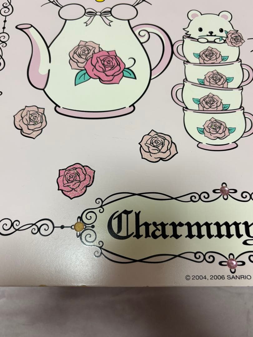 ご当地レア　チャーミーキティアリスロリータウサ耳キティピンクテーブル