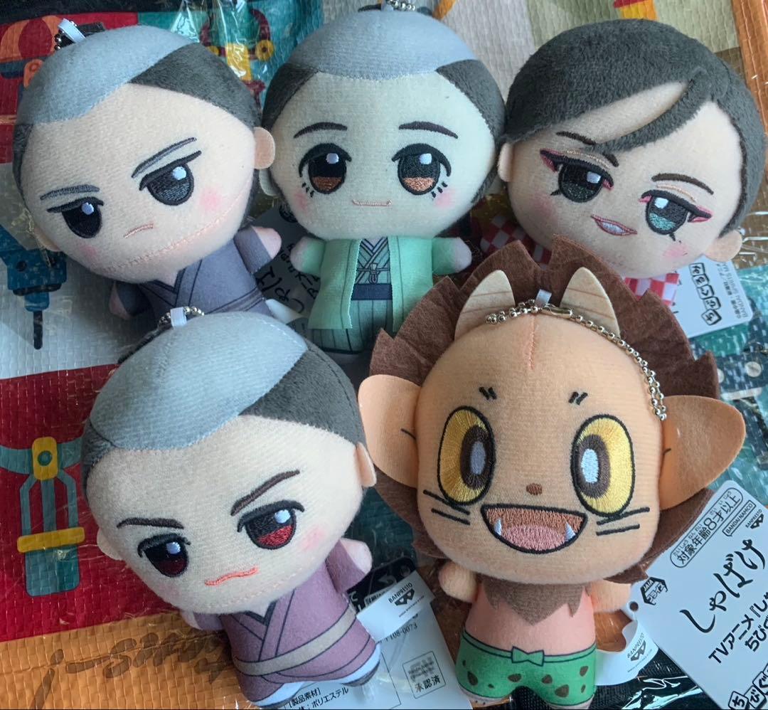 しゃばけ　ちびぐるみ　ナムコ限定　5種セット